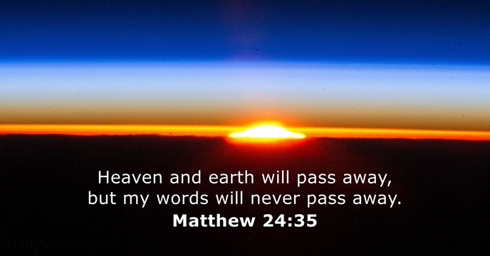 Matthew 24:35